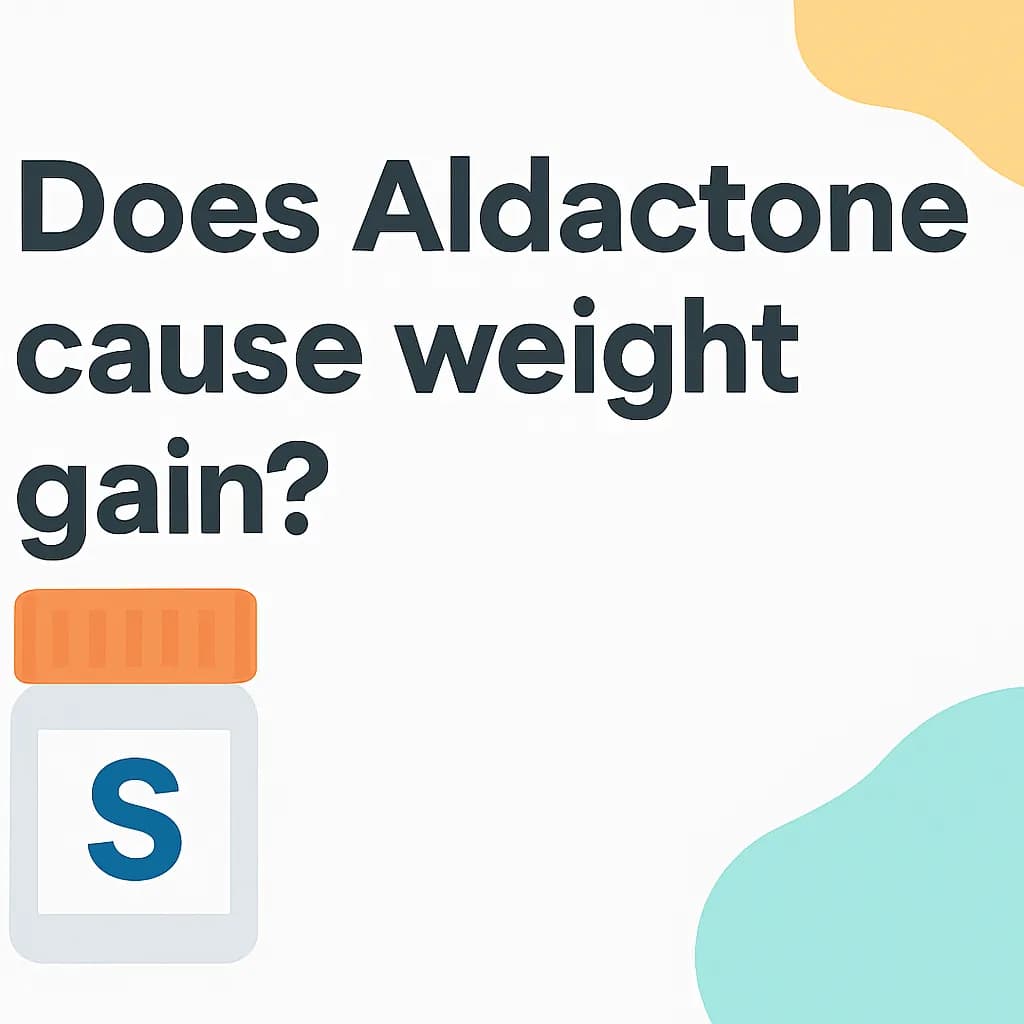 Does Aldactone cause weight gain?