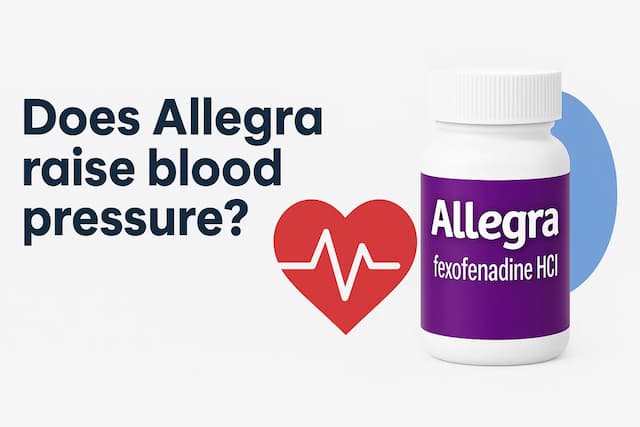 Does Allegra raise blood pressure?