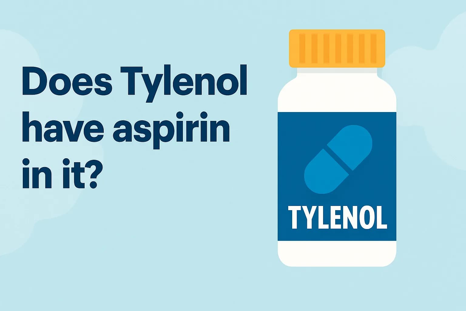 Does Tylenol have aspirin in it?