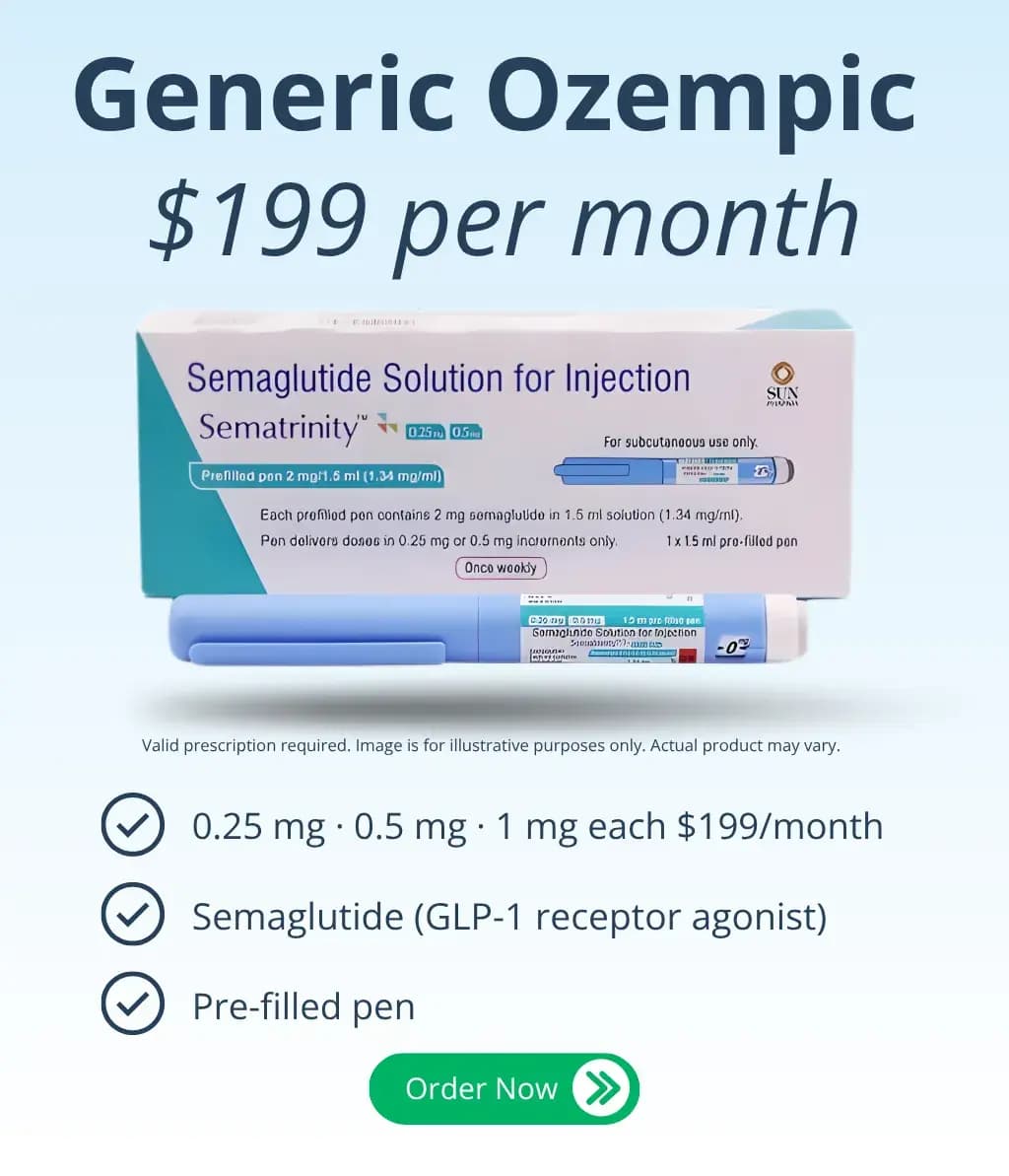 Buy generic Ozempic starting from $199 per month