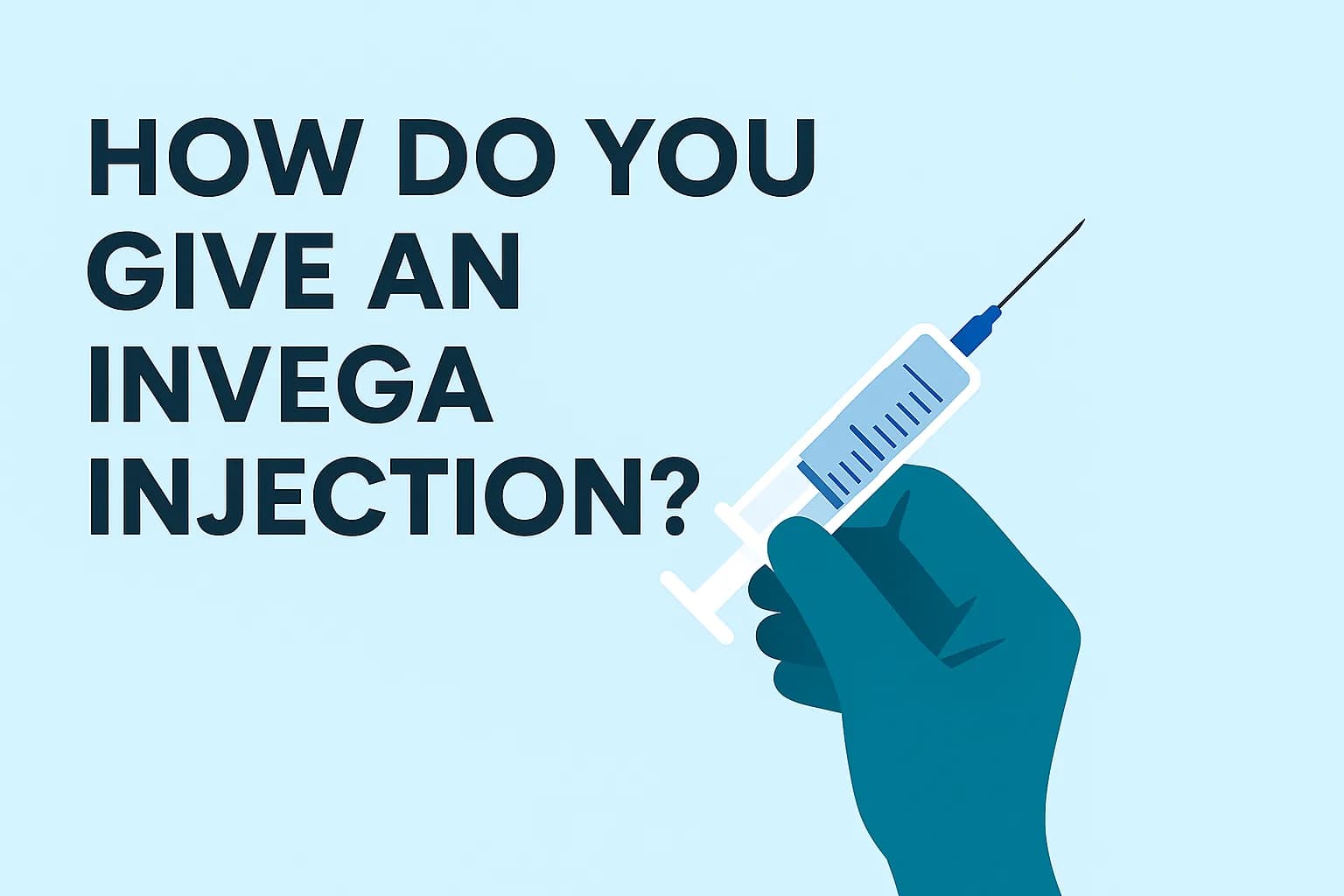 How do you give an Invega injection?