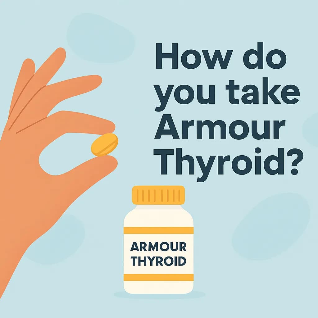 How do you take Armour Thyroid?