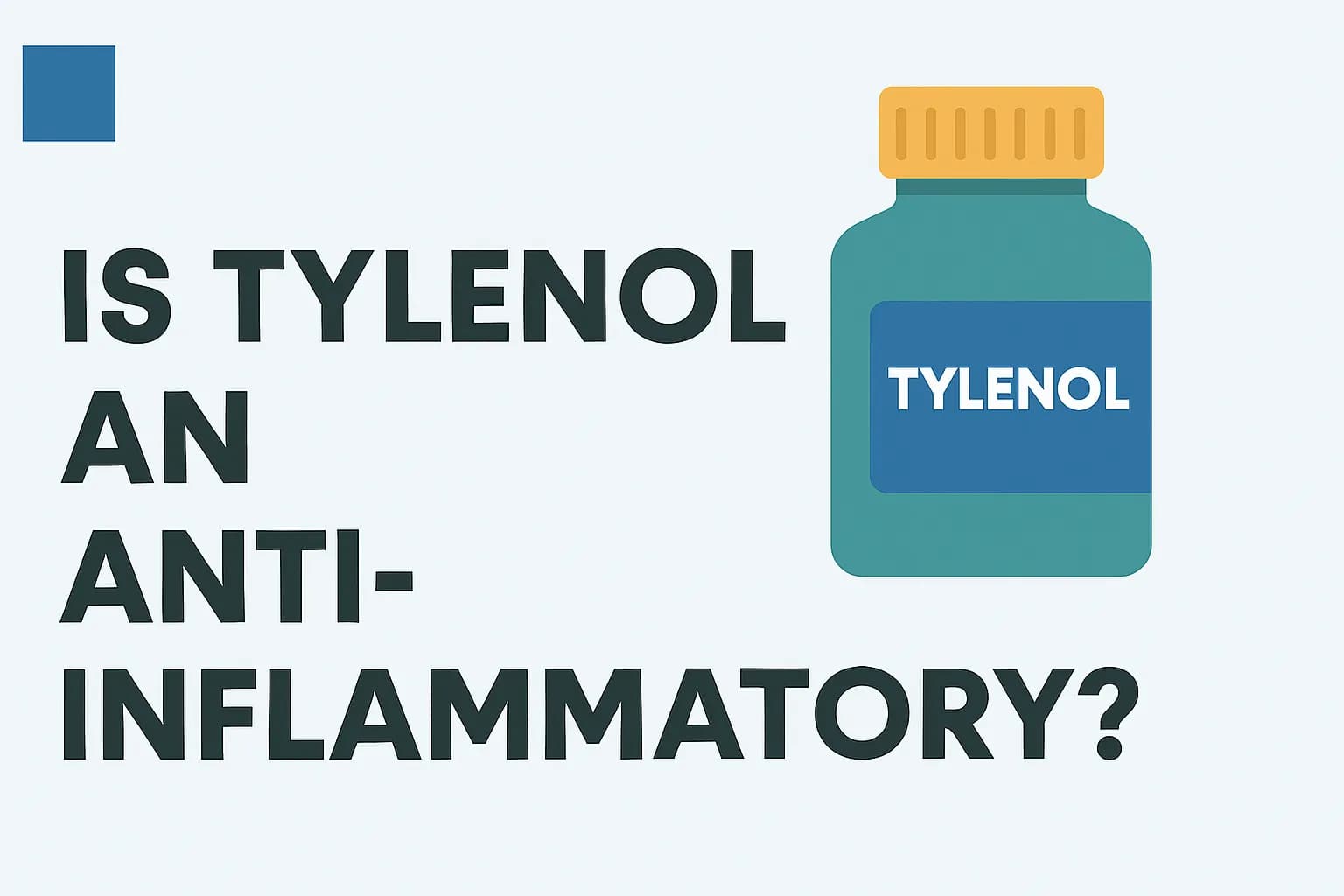 Is Tylenol an anti-inflammatory?