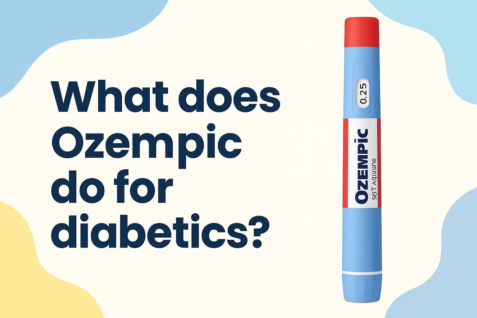 What does Ozempic do for diabetics?