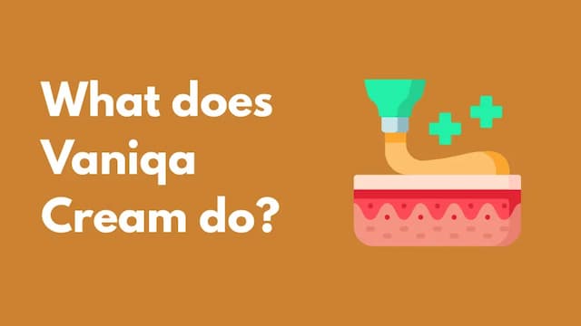 What does vaniqa cream do?