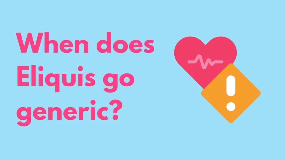 When does Eliquis go generic?