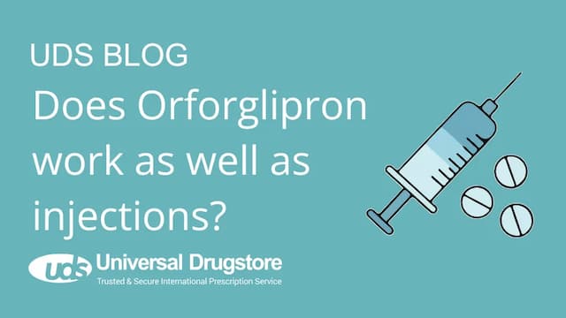 Does Orforglipron work as well as injections?