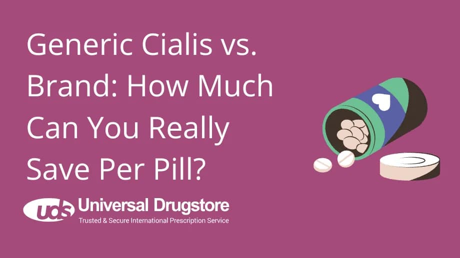 Generic Cialis vs. Brand: How Much Can You Really Save Per Pill?