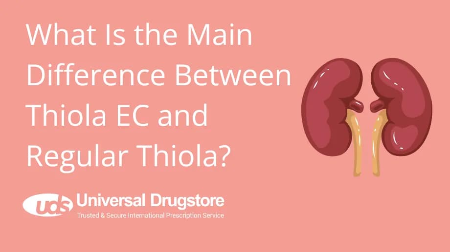 What Is the Main Difference Between Thiola EC and Regular Thiola?