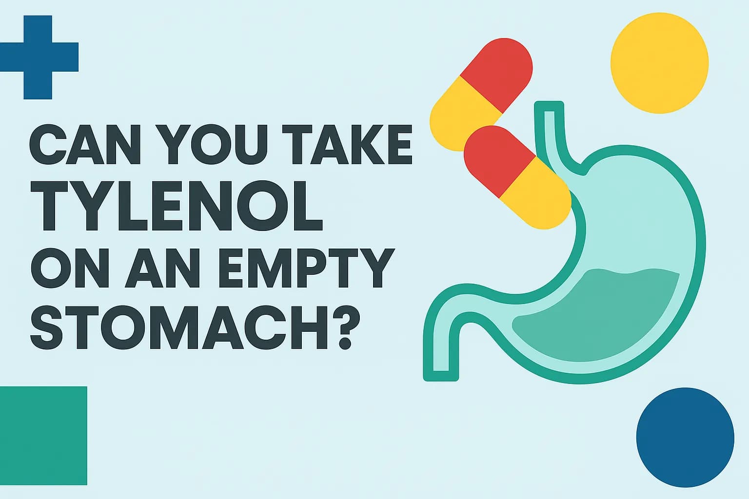 Can you take Tylenol on an empty stomach?