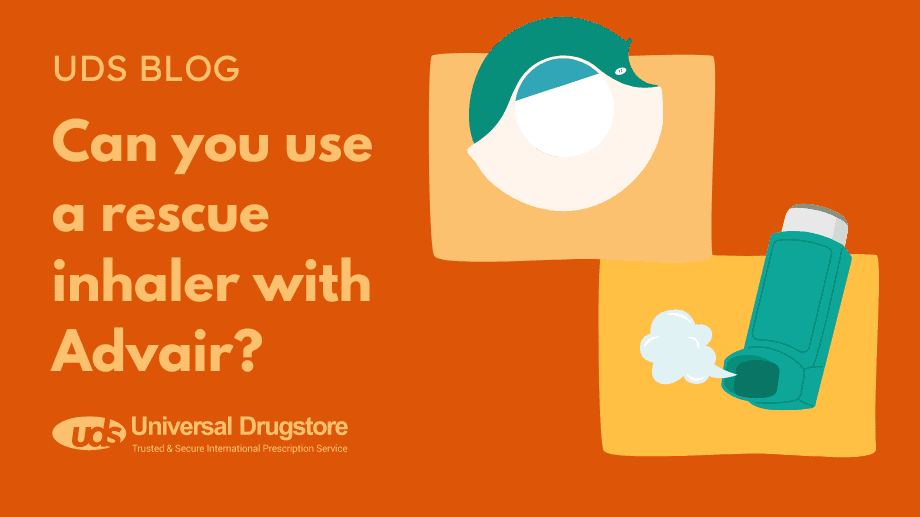Can you use a rescue inhaler with Advair?