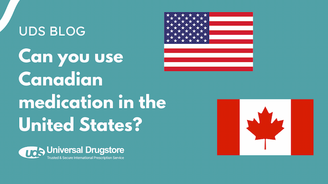 Can you use Canadian medication in the United States?