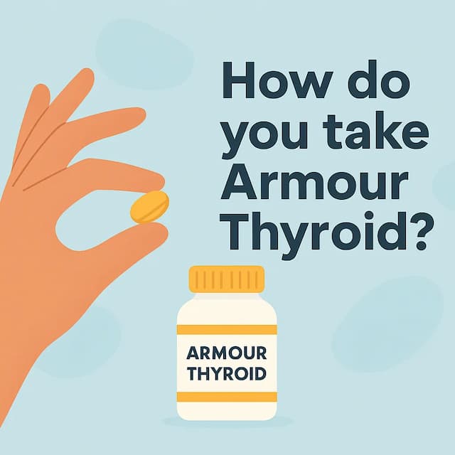 How do you take Armour Thyroid?