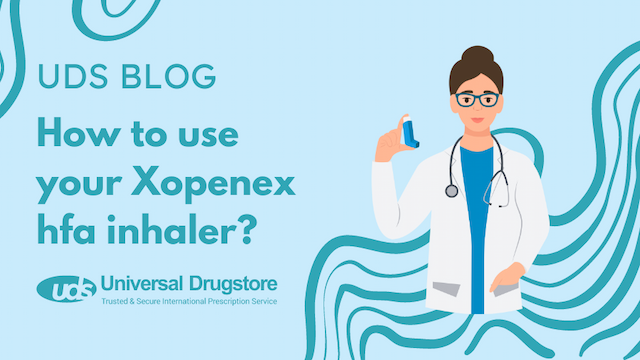 How do you use an Xopenex HFA inhaler?