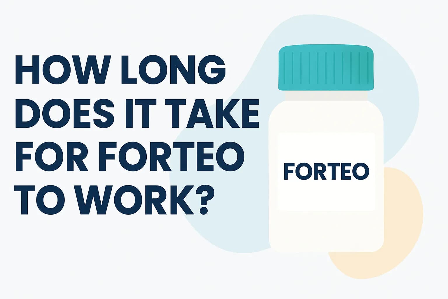 How long does it take for Forteo to work?