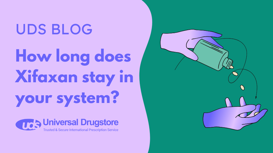 How long does Xifaxan stay in your system?