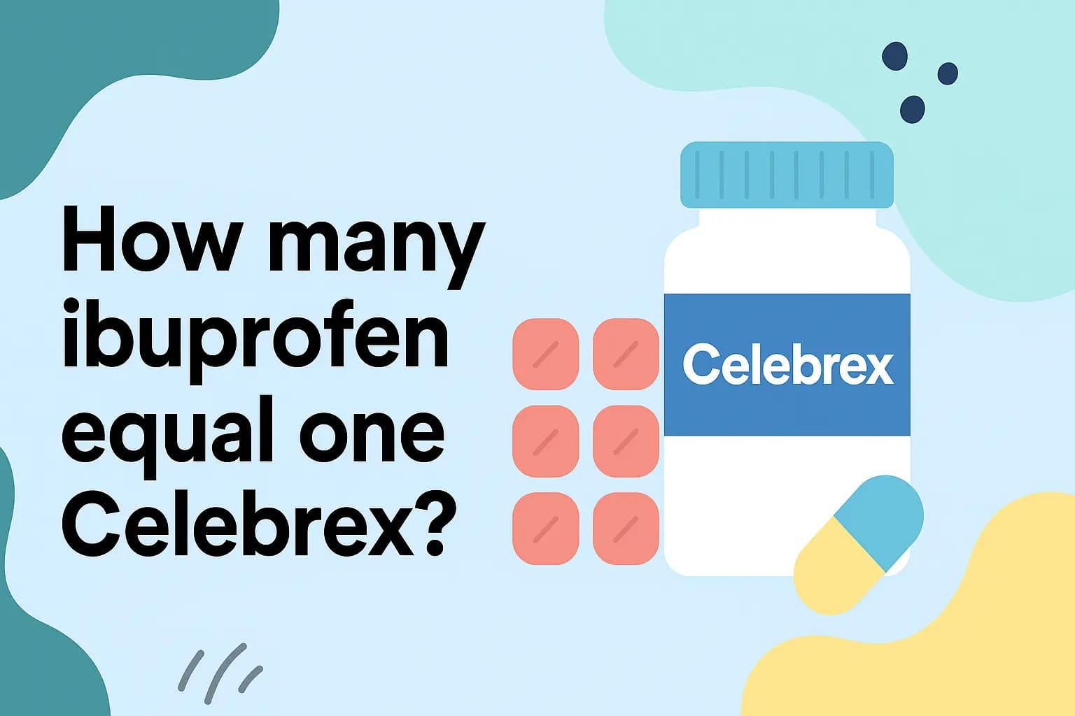 How many ibuprofen equal one Celebrex?
