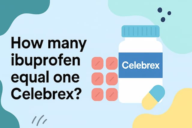 How many ibuprofen equal one Celebrex?