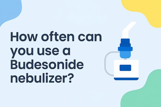 How often can you use a Budesonide nebulizer?