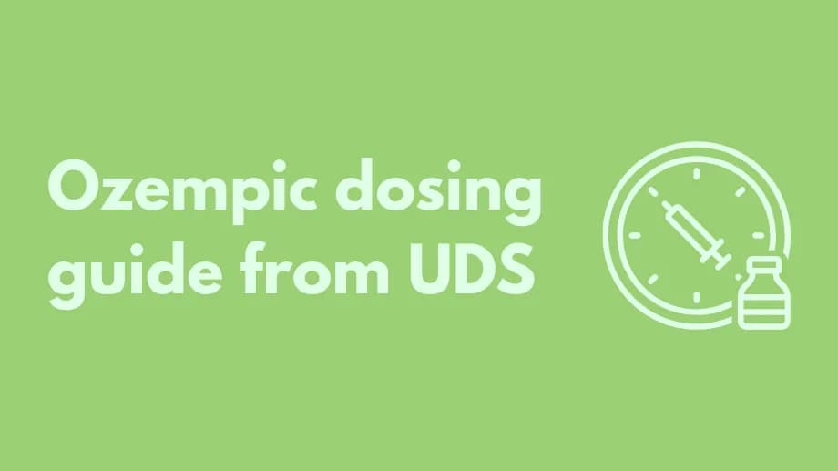Ozempic dosing guide from UDS