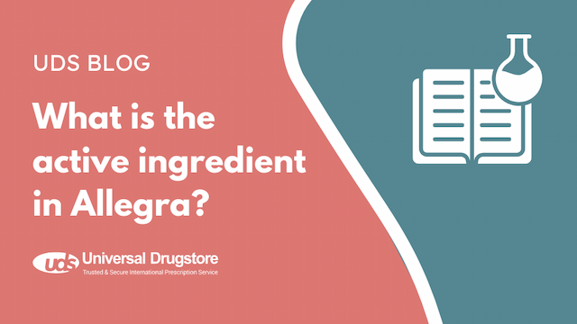What is the active ingredient in Allegra?
