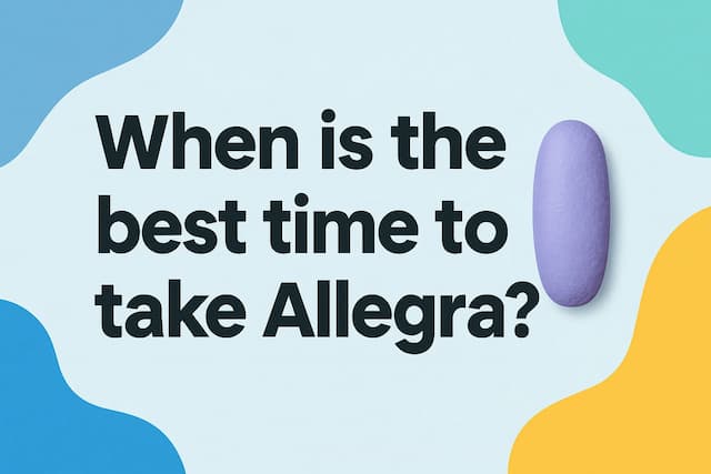 When is the best time to take Allegra?