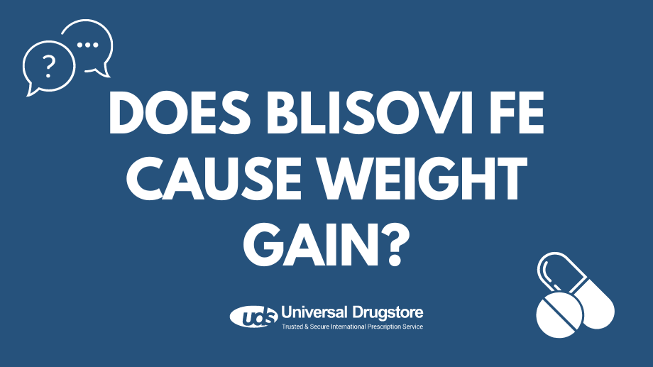 Does Blisovi Fe cause weight gain?