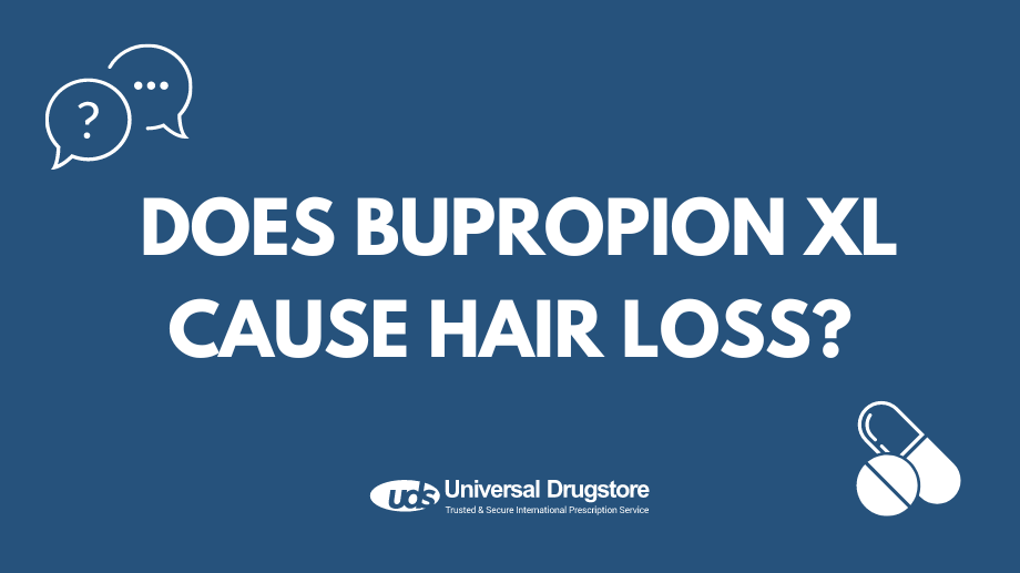 Does bupropion XL cause hair loss?