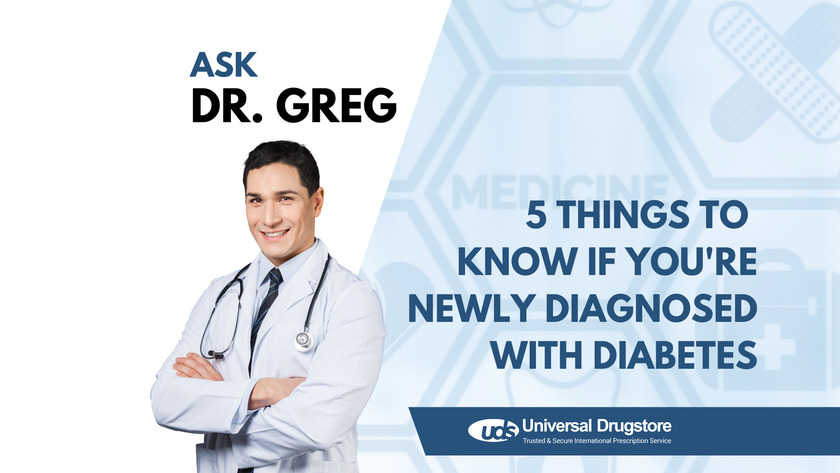 Newly Diagnosed with Diabetes? Here are 5 important things to know.