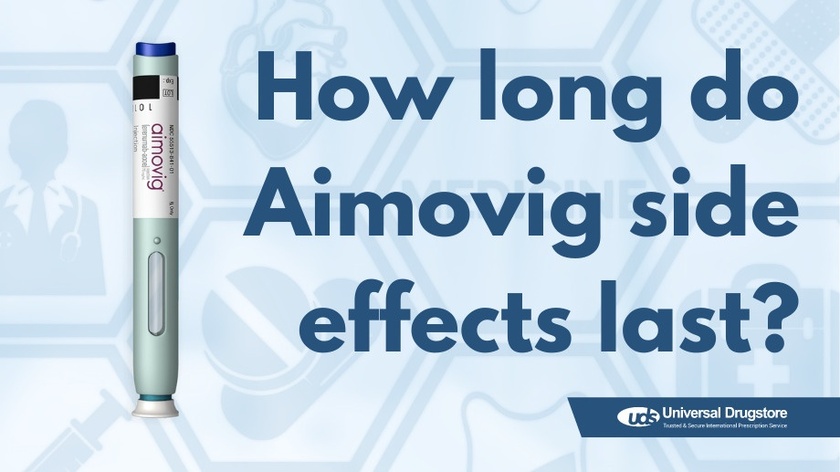 How long do Aimovig's side effects last?