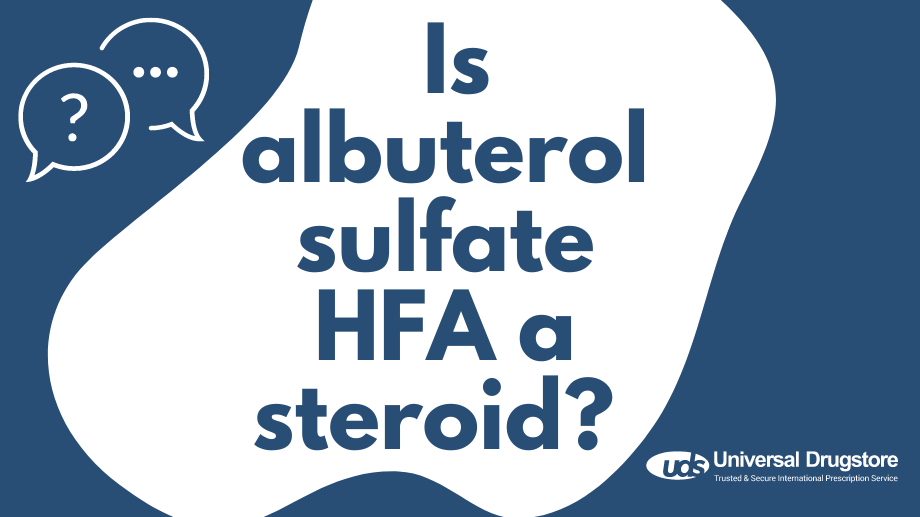 Is albuterol HFA a steroid?