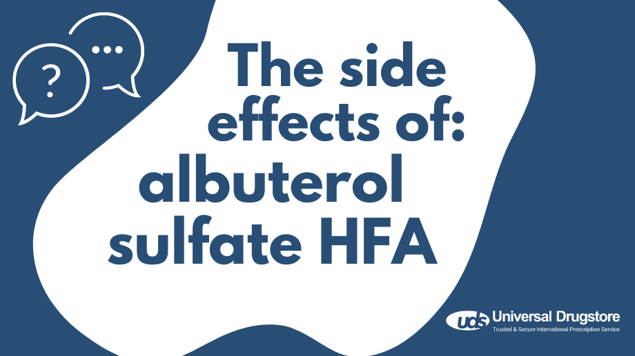 What are the side effects of albuterol HFA?
