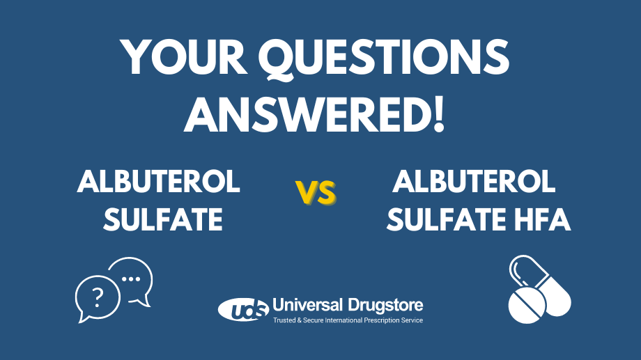 What is the difference between albuterol sulfate and albuterol HFA?